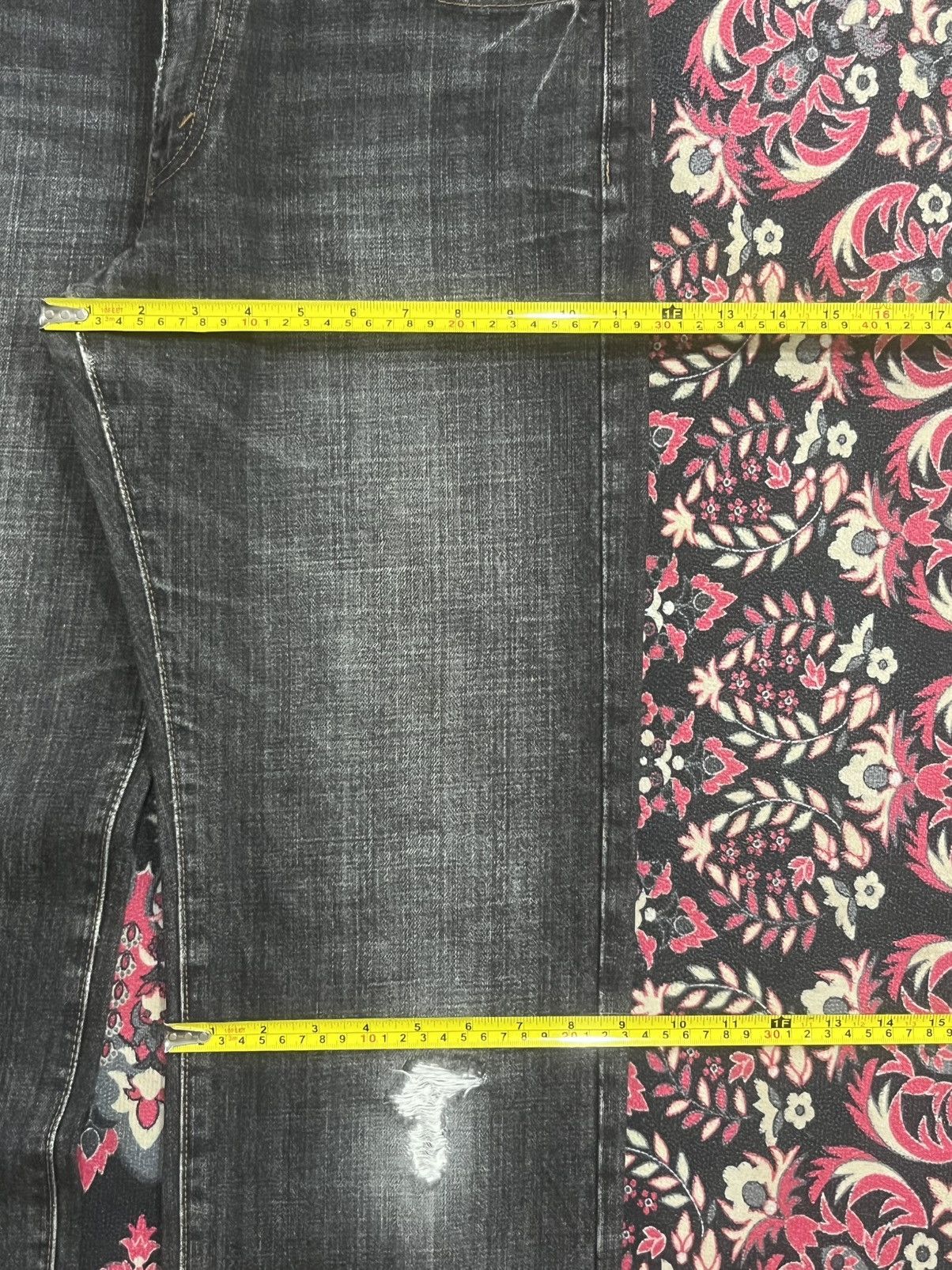 Japanese Brand Vintage Japanese Bobson Chessking Black Wash Distressed Jean Size US 32 / EU 48 - 14 Thumbnail