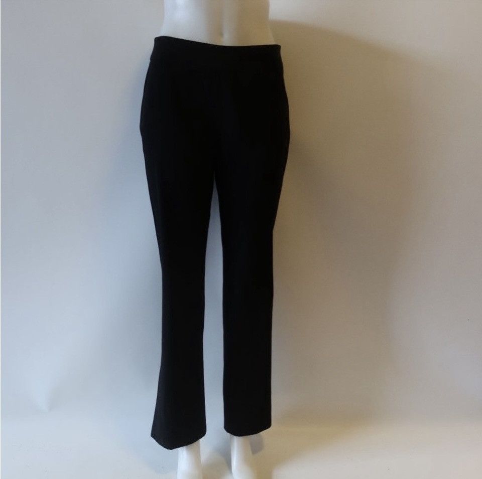 Giorgio Armani GIORGIO ARMANI BLACK SIDE ZIP TROUSER PANTS US/6 Size 28" / US 6 / IT 42 - 5 Thumbnail