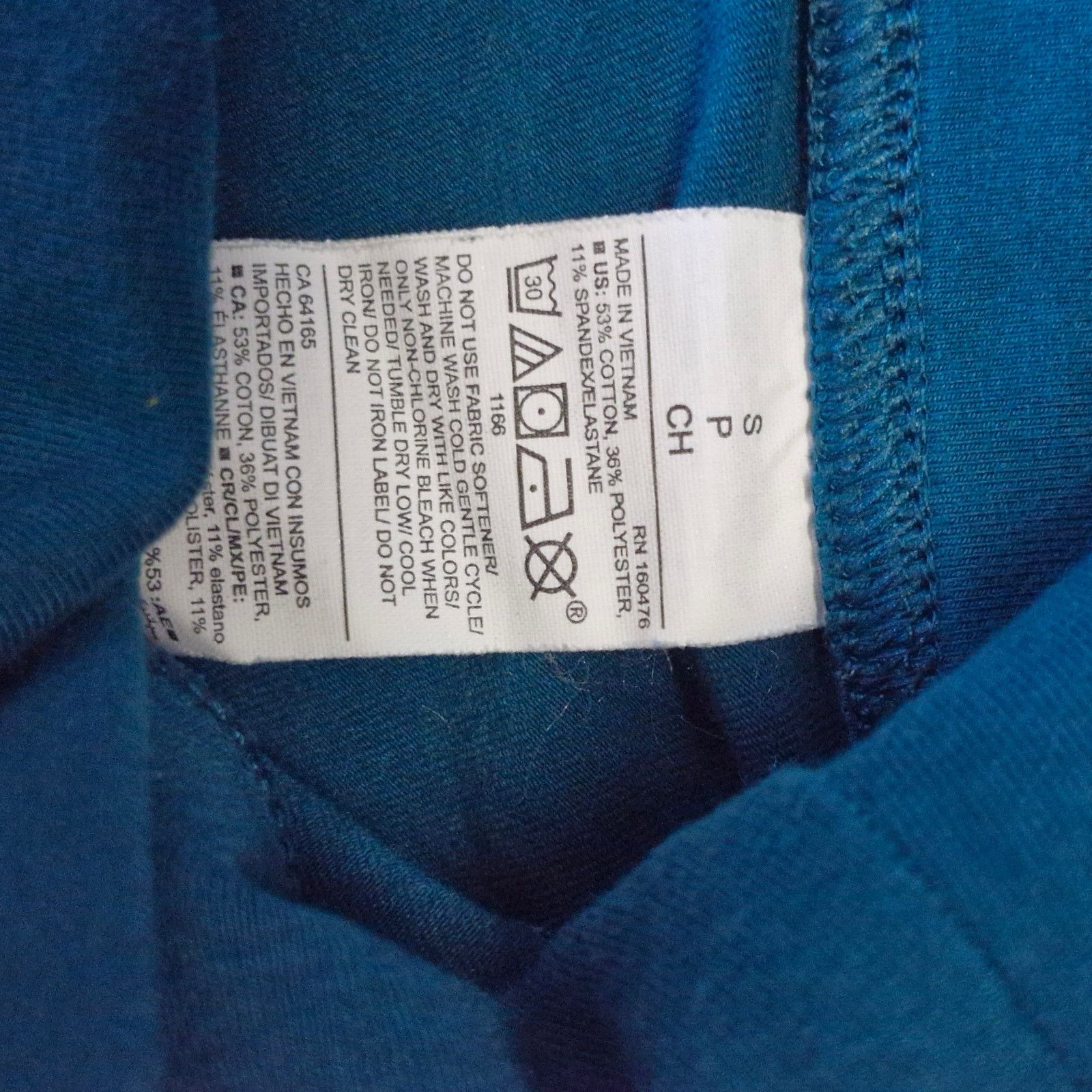 Old Navy Old Navy Leggings Women’s S Teal Cut-Out Activewear NB Dry Size 27" / US 4 / IT 40 - 3 Thumbnail