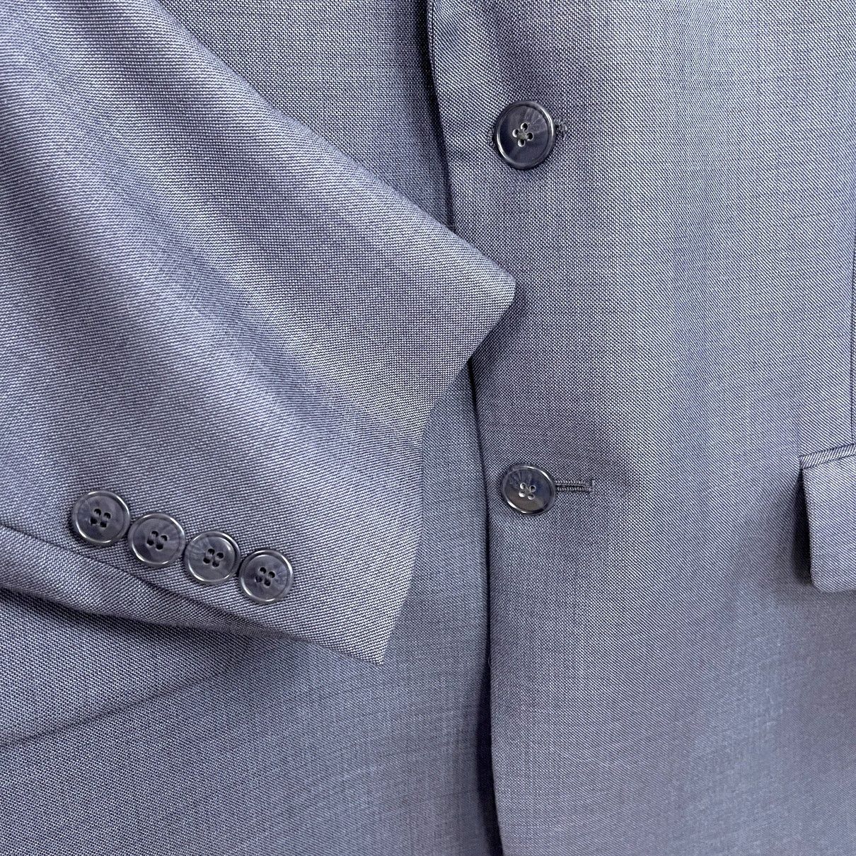 Jos. A. Bank Jos A Bank Travelers Tailored Fit Suit Gray Mens 41L Size 40L - 4 Thumbnail