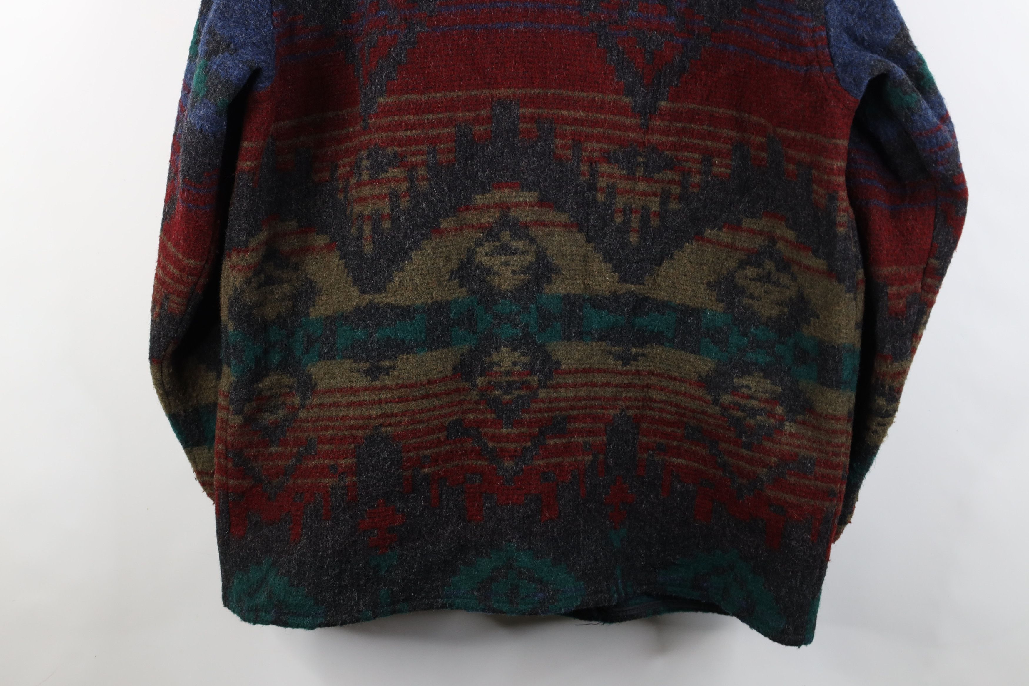 Woolrich Woolen Mills Vintage 90s Woolrich Southwestern Wool Blanket Jacket USA Size US L / EU 52-54 / 3 - 15 Thumbnail