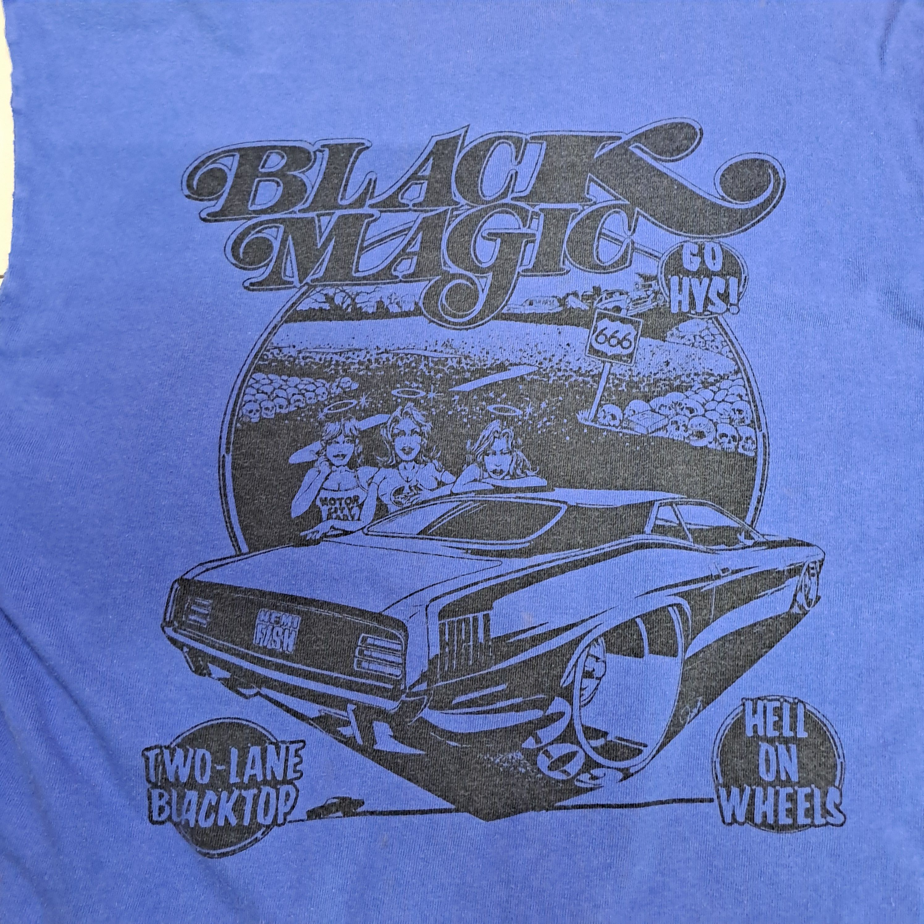 Hysteric Glamour Vintage Hysteric Glamour Black Magic Sleeveless T Shirt Size US S / EU 44-46 / 1 - 10 Thumbnail