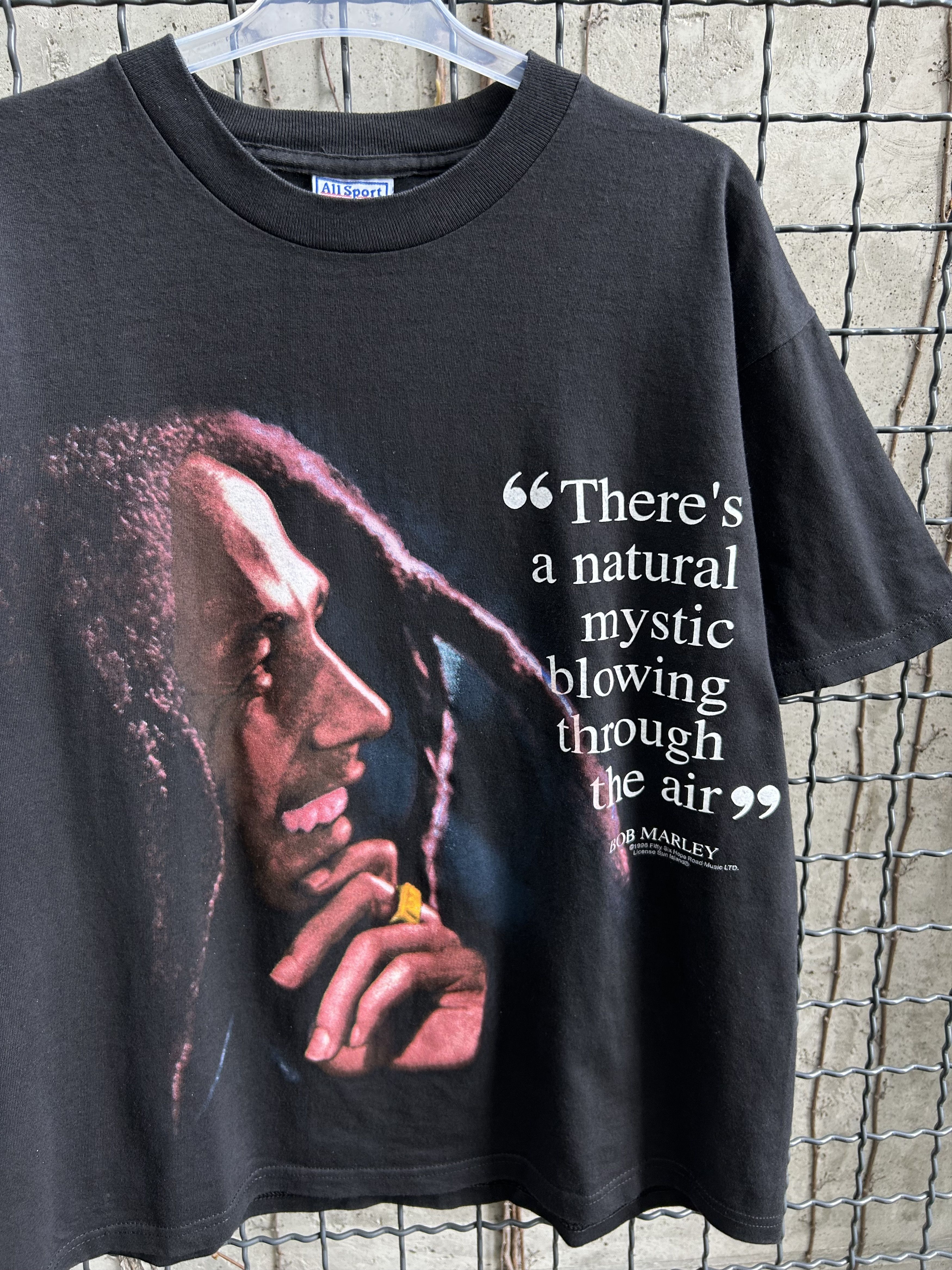 Band Tees Vintage 1996 Bob Marley T-shirt Size US L / EU 52-54 / 3 - 3 Thumbnail
