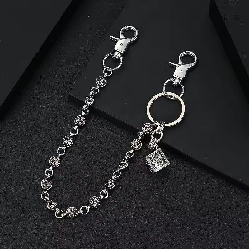 Vintage decorative chain square pendant pants chain Size ONE SIZE - 2 Thumbnail