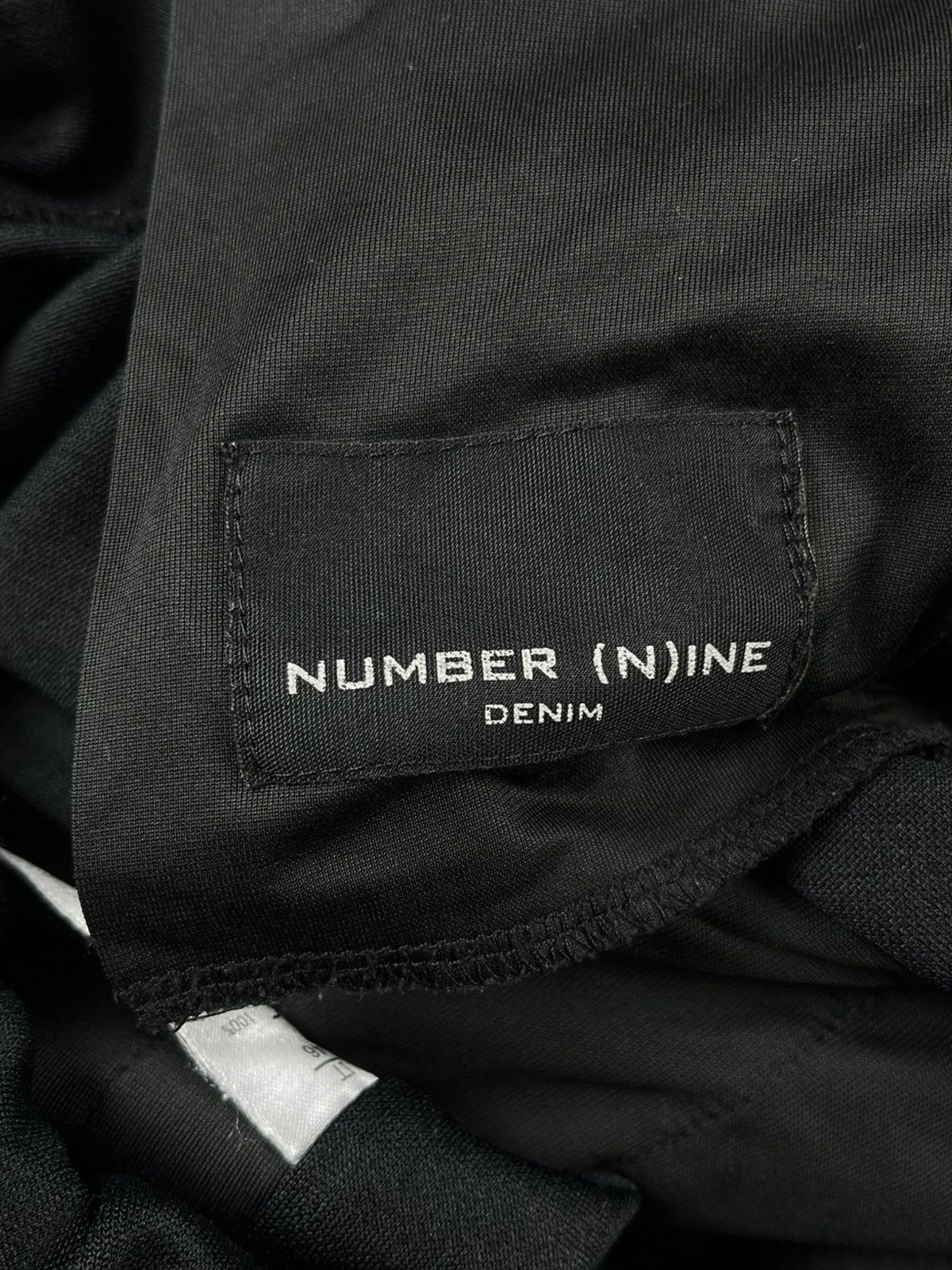 Number (N)ine Number (N)ine Logo Side Taped Tracksuit Sweatpants Black Size US 30 / EU 46 - 11 Thumbnail