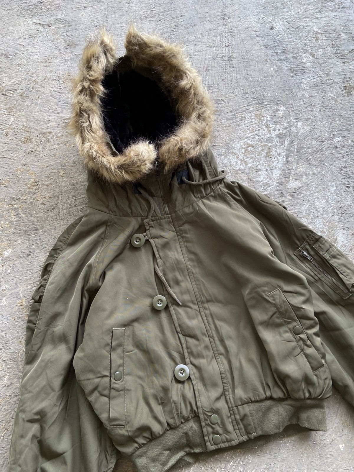 Japanese Brand 2000s Browny Standard - Cyber Apocalypse Style Fur Jacket Size US M / EU 48-50 / 2 - 3 Thumbnail