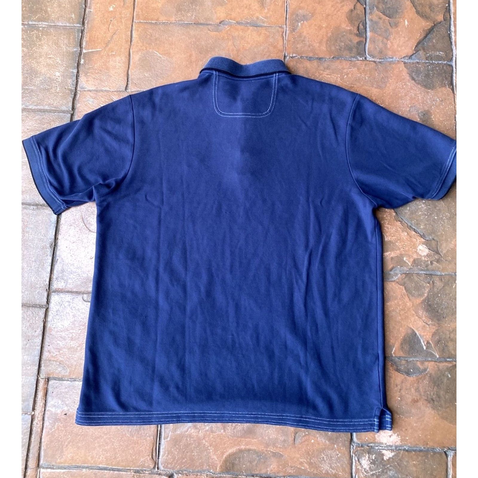 Tommy Bahama Tommy Bahama Islandzone Supima Blue Polo Cotton Shirt L Men Polo Shirt Size US L / EU 52-54 / 3 - 3 Thumbnail