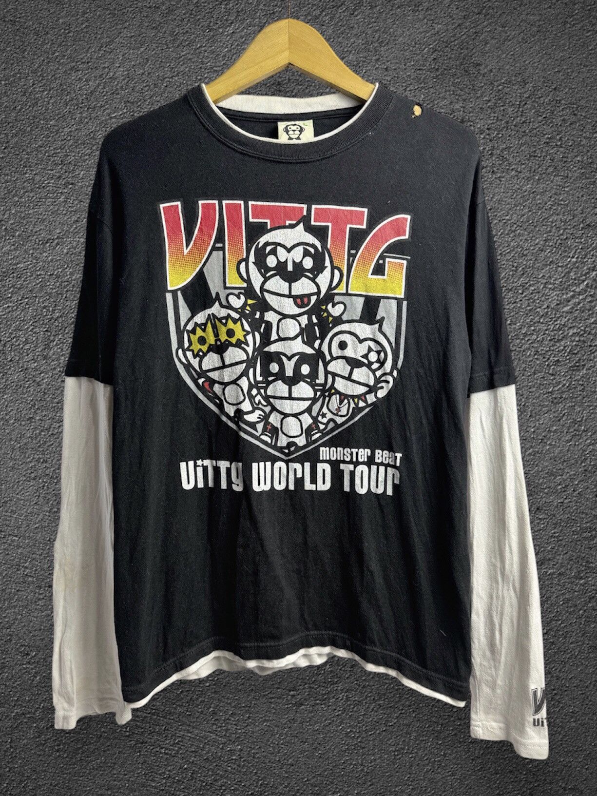 Beauty Beast × Hysteric Glamour × Japanese Brand Kiss World Tour Uttig Long Sleeve hysteric style Size US L / EU 52-54 / 3 - 1 Thumbnail
