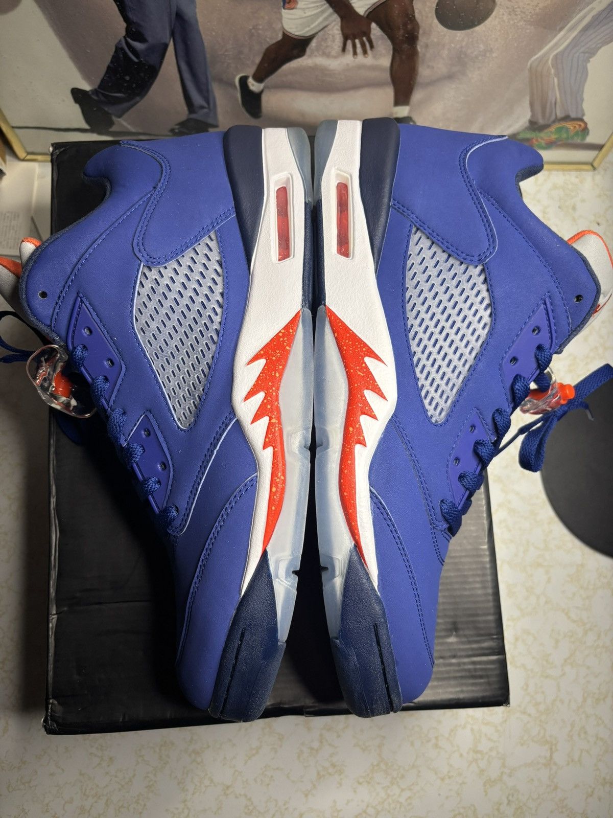 Jordan Brand Jordan Retro 5 “knicks’ Size US 13 / EU 46 - 4 Thumbnail