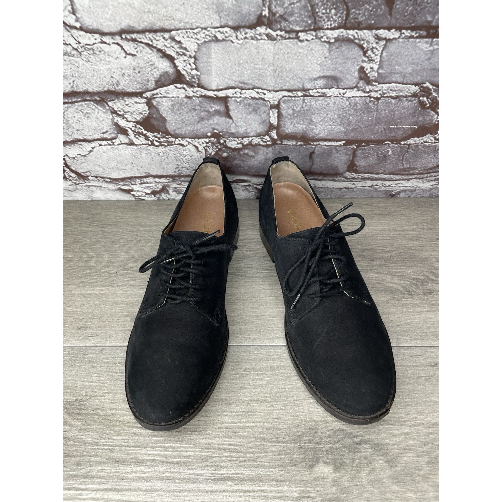 Other Vionic Weslyn Black Leather Oxfords Comfort Casual Shoes Wom Size US 6.5 / IT 36.5 - 3 Thumbnail