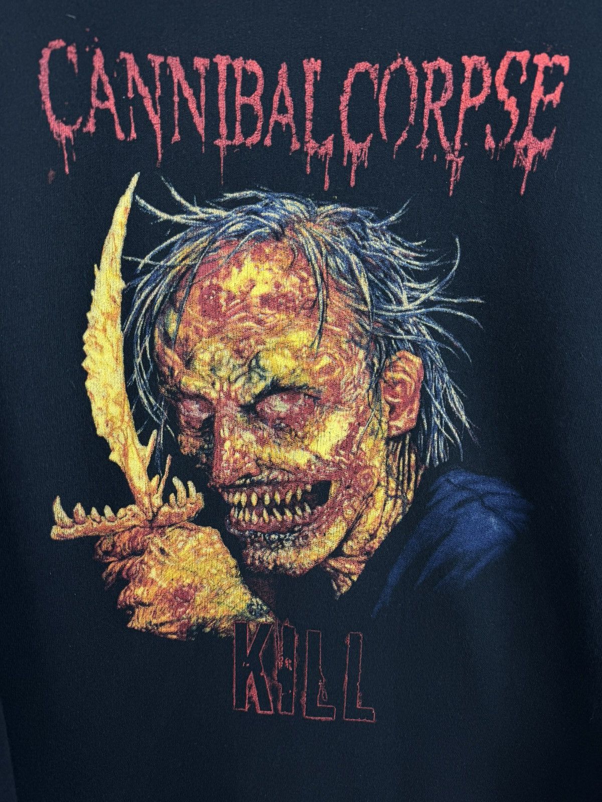 Band Tees Vintage Cannibal Corpse Kill Death Metal Band Hoodie XL Size US XL / EU 56 / 4 - 2 Thumbnail