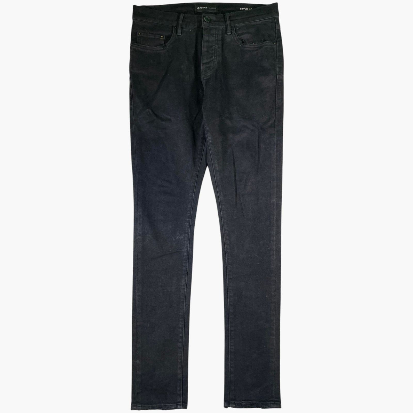 Purple Brand Purple Brand No Back Tab Black Jeans Size US 26 / EU 42 - 1 Thumbnail