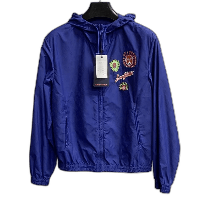 Louis Vuitton Louis Vuitton Blue Logo Jacket with Print Size US L / EU 52-54 / 3 - 1 Thumbnail