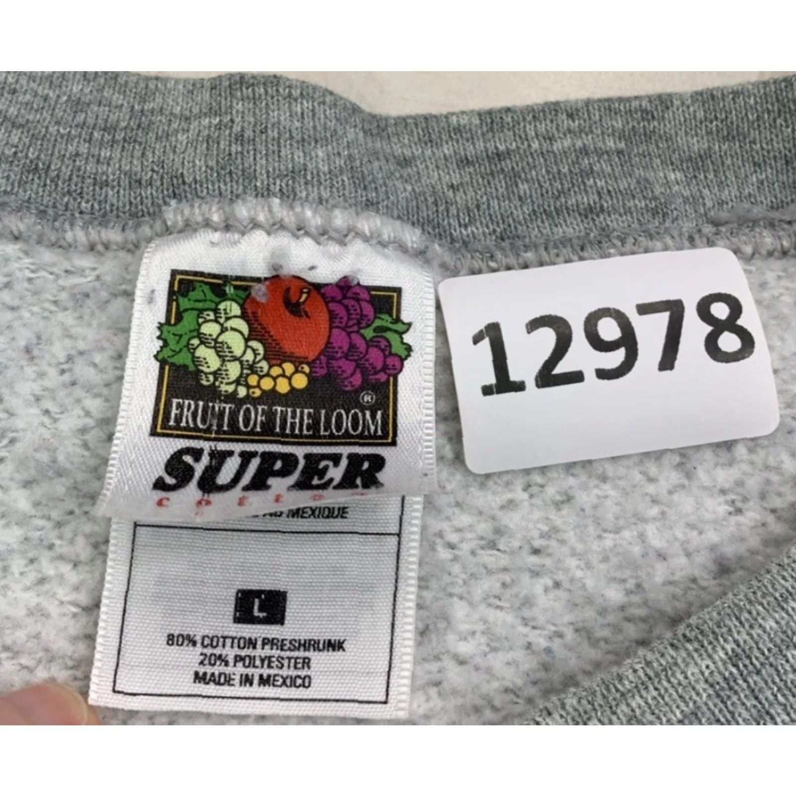 Fruit Of The Loom VINTAGE Y2K Michigan Embroidered Crew Neck Sweater Adult Large-12978 Size US L / EU 52-54 / 3 - 3 Thumbnail