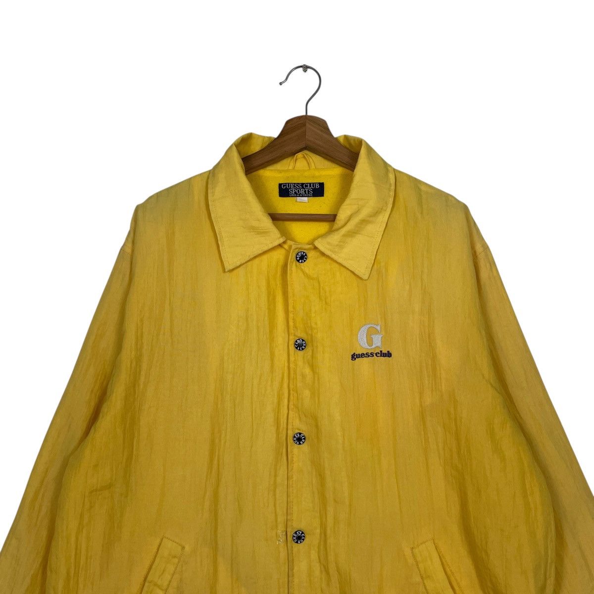 Guess Guess Club Sports Yellow Jacket Size US L / EU 52-54 / 3 - 2 Thumbnail