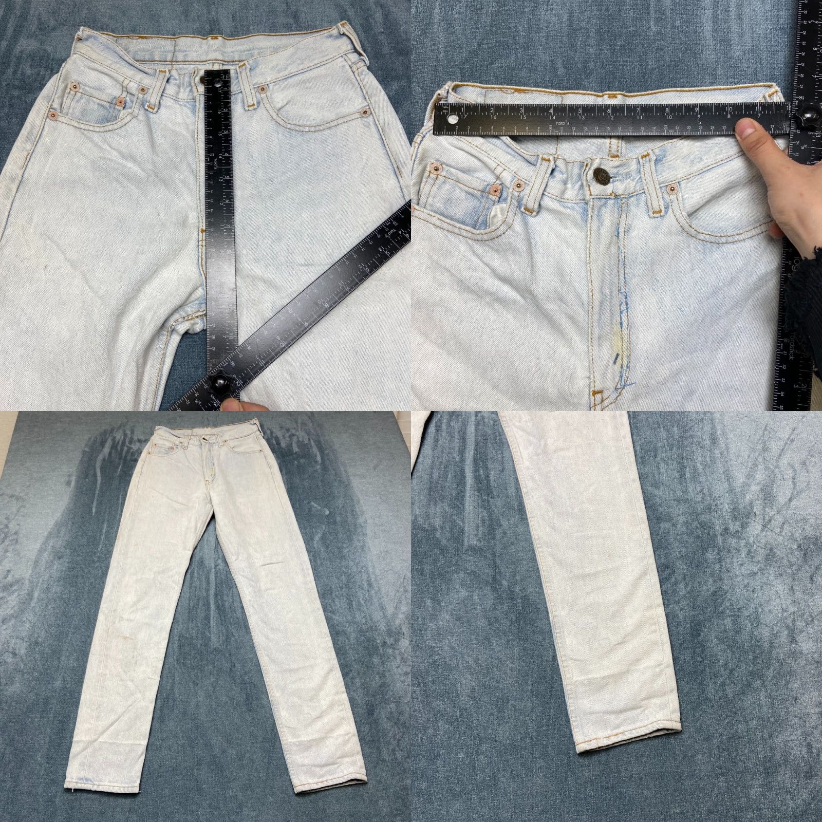 Levi's VINTAGE Levi's Jeans Women Skinny High Rise Blue Denim 24x30.5 Casual 5-Pocket Womens Jeans Levi's Size 42" / US 20 - 8 Thumbnail