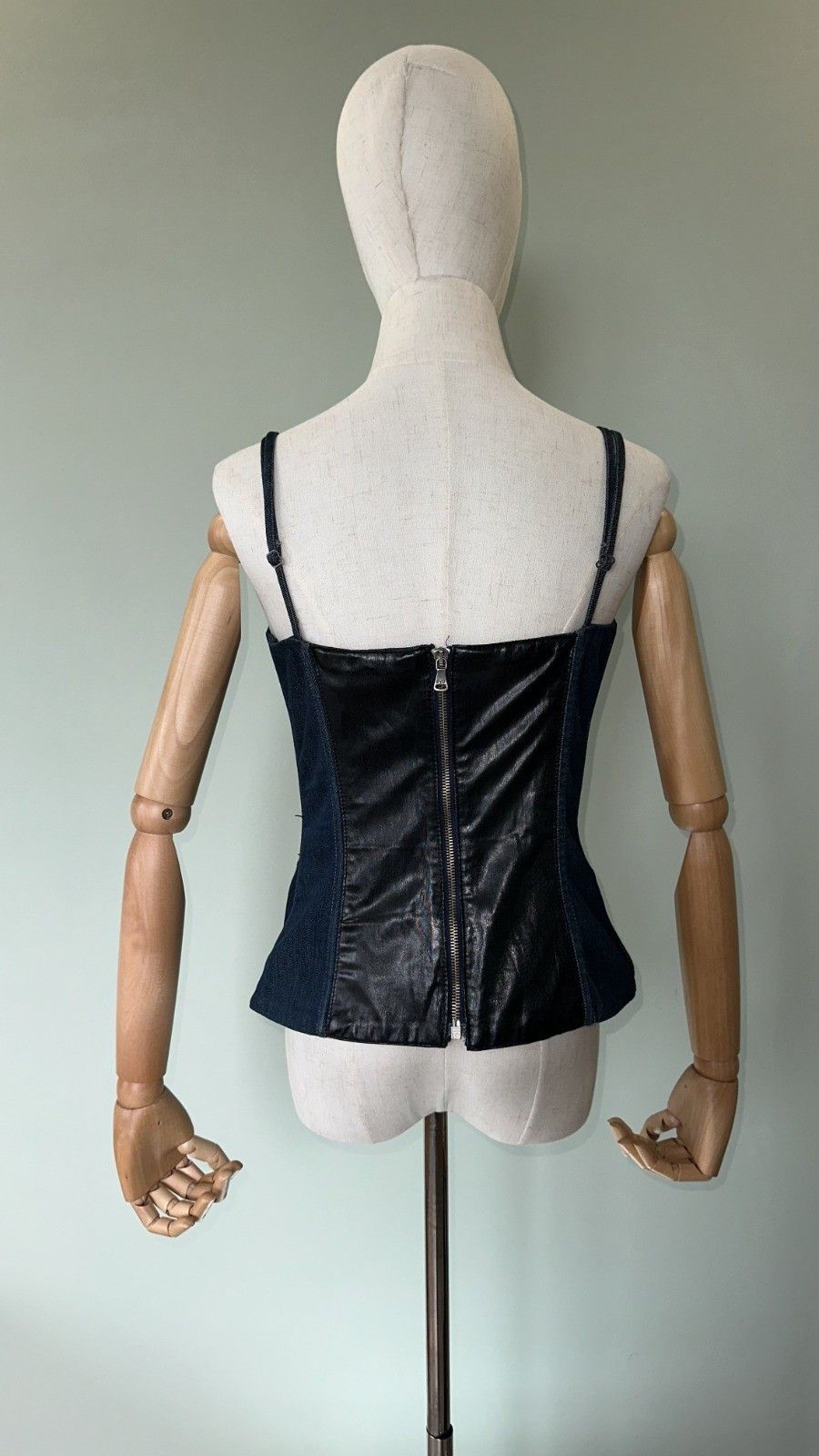 Dolce & Gabbana Dolce & Gabbana Women's Vintage Blue Denim Corset 2002 Size M / US 6-8 / IT 42-44 - 6 Thumbnail