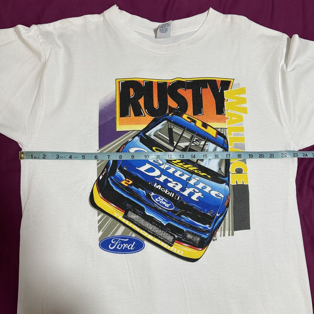 NASCAR × Vintage Vintage Rusty Wallace Nascar T Shirt XL Ford Racing Size US XL / EU 56 / 4 - 6 Thumbnail
