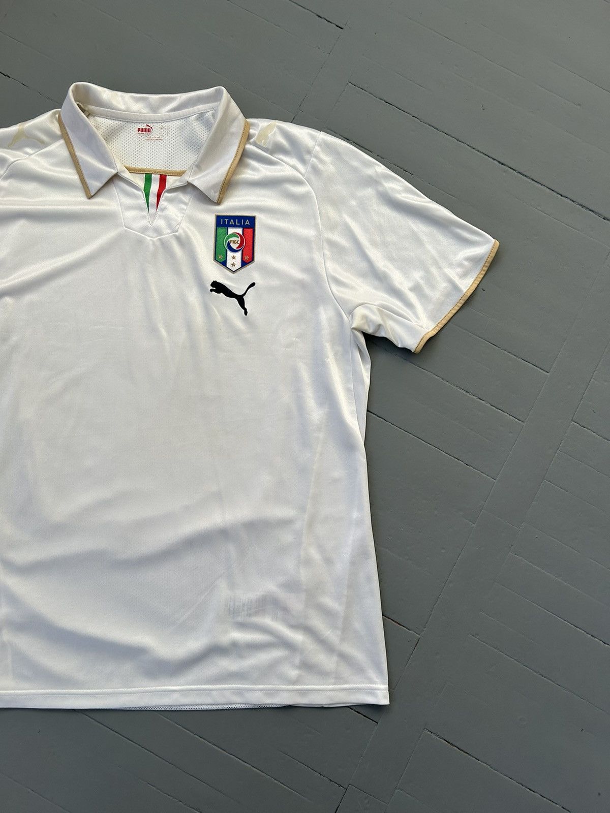 Puma Puma Italia soccer jersey vintage Size US L / EU 52-54 / 3 - 3 Thumbnail
