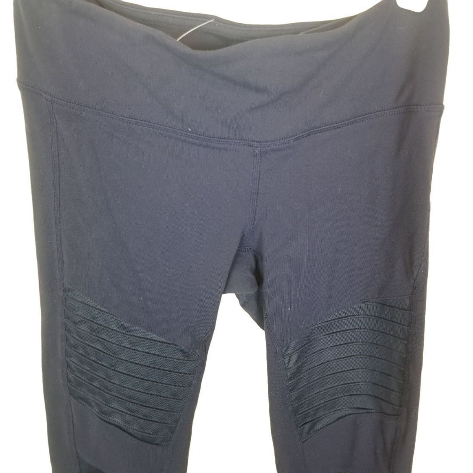 Alo Alo Yoga Womens High Waist Moto Leggings Sz S Navy Blue Size 26" / US 2 / IT 38 - 3 Thumbnail