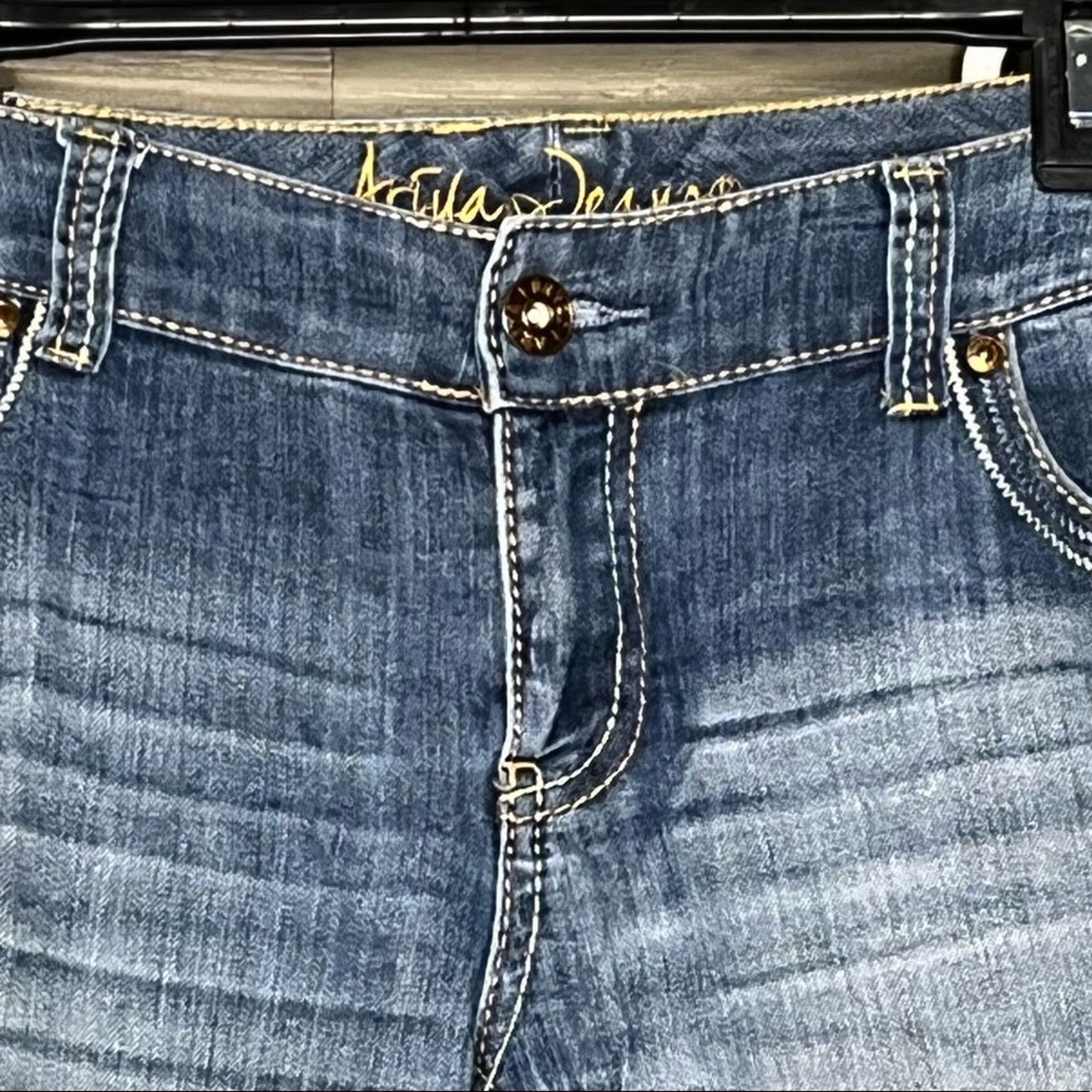 Aria Aria Jeans Avalon Embroidered jeans size 13/14 Size 36" / US 14 / IT 50 - 2 Thumbnail