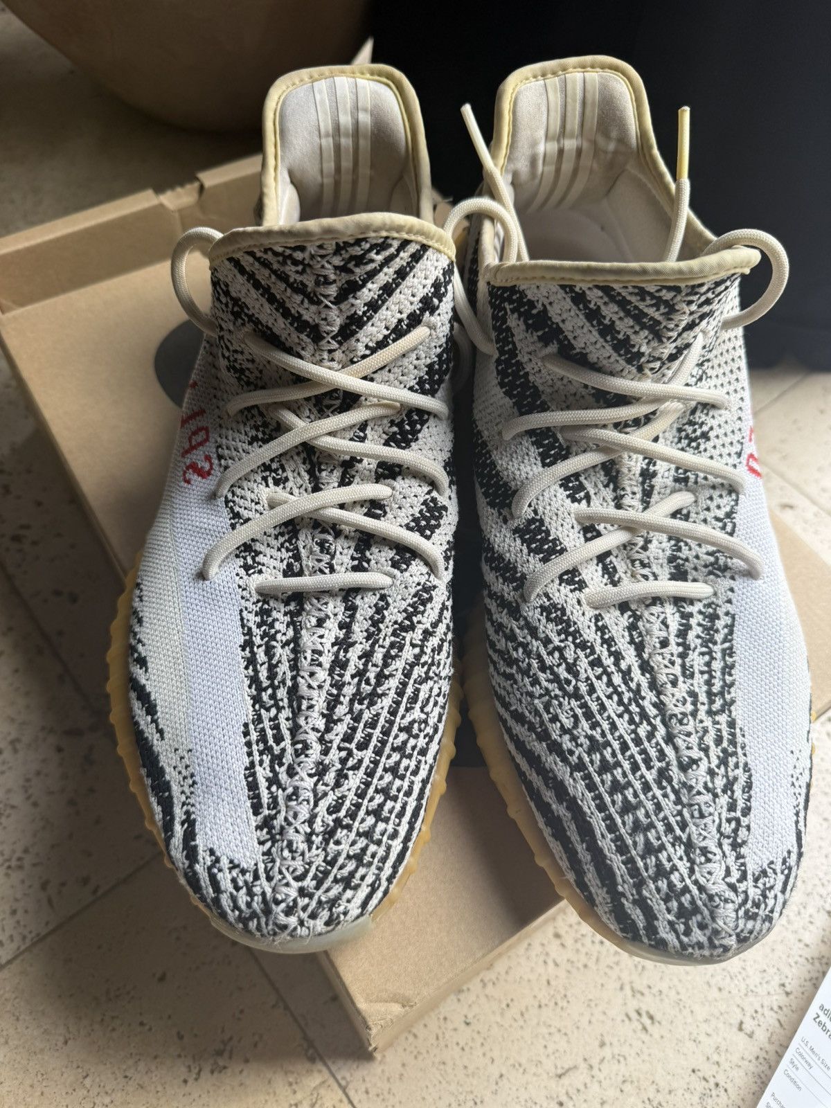 Adidas adidas yeezy boost 350 v2 zebra size 14 w box psperwork Size US 14 / EU 47 - 3 Thumbnail