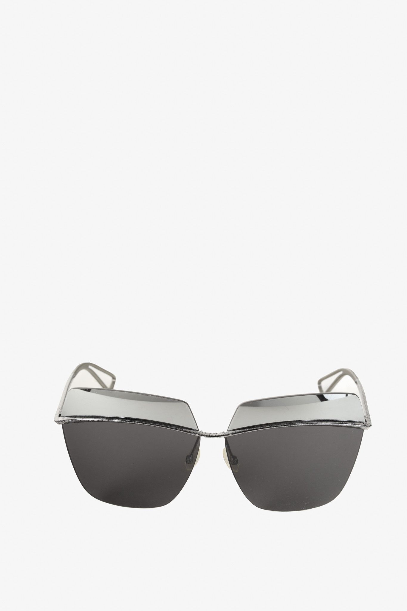 Dior Christian Dior Metallic Pewter Mirror Sunnies Size ONE SIZE - 2 Thumbnail
