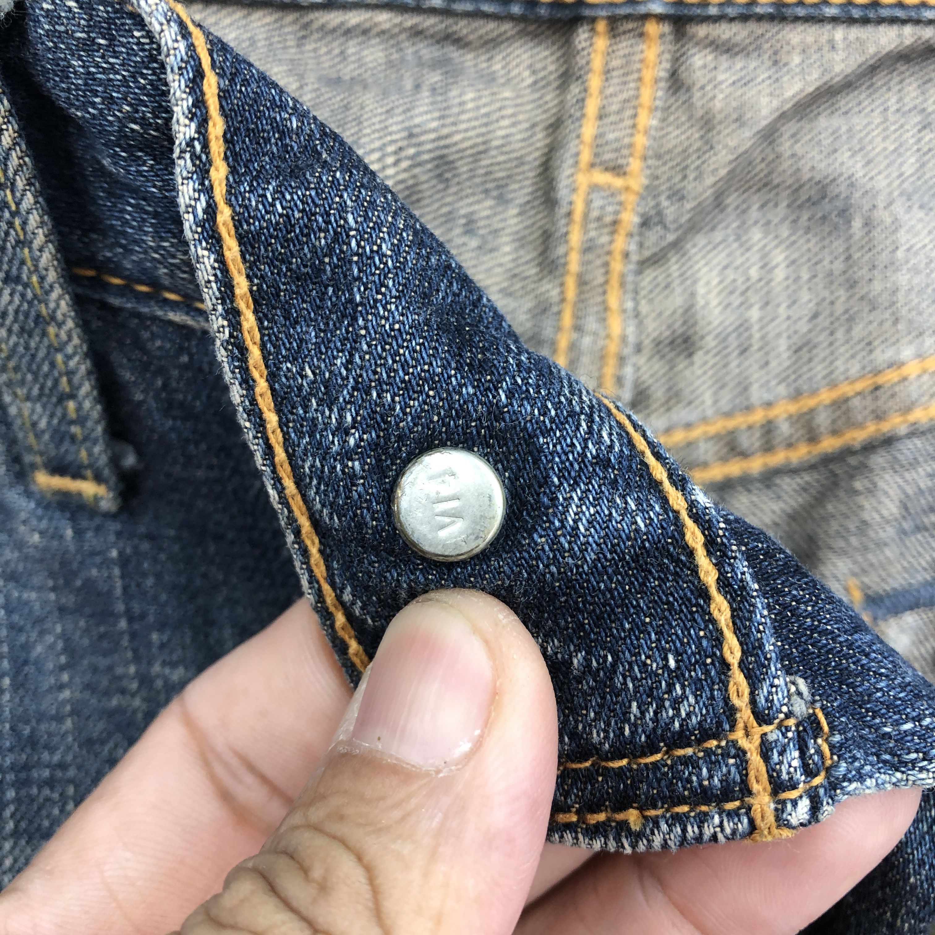 If Six Was Nine Vintage Levis 517 Flare Jeans Levi's Bootcut Mud Wash Denim Size US 30 / EU 46 - 7 Thumbnail