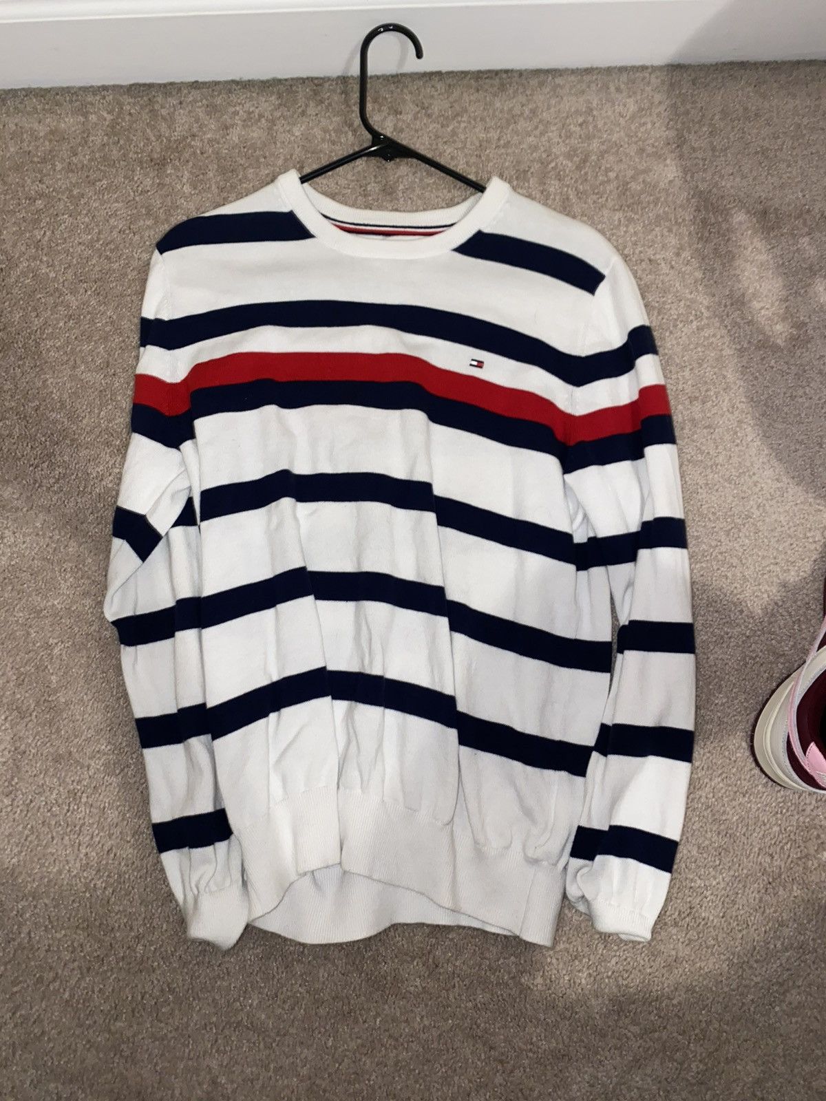 Tommy Hilfiger Tommy Hilfiger Striped Sweater Size US S / EU 44-46 / 1 - 1 Thumbnail