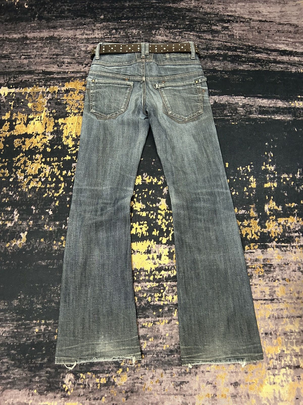 Marithe + Francois Girbaud Vintage Washed Marithe Feancois Girbaud Flare Jeans Size US 27 - 5 Thumbnail