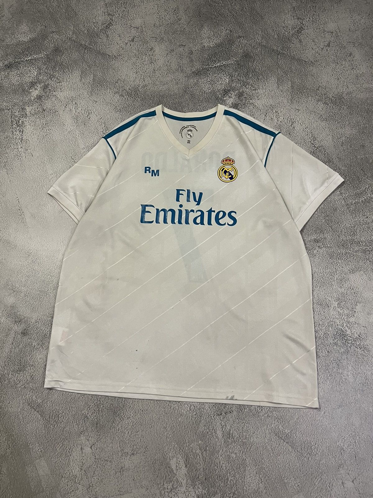 Vintage Vintage Y2k Real Madrid Ronaldo 7 Soccer Jersey Size US XXL / EU 58 / 5 - 1 Thumbnail