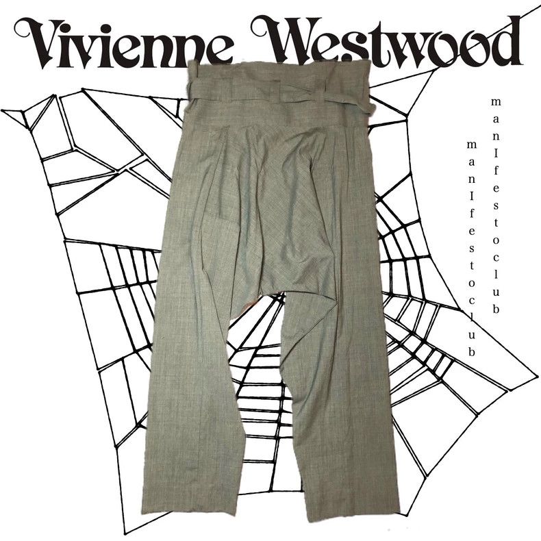Vivienne Westwood Vivienne Westwood Loose cotton linen casual harem pants dr Size 26" / US 2 / IT 38 - 2 Thumbnail