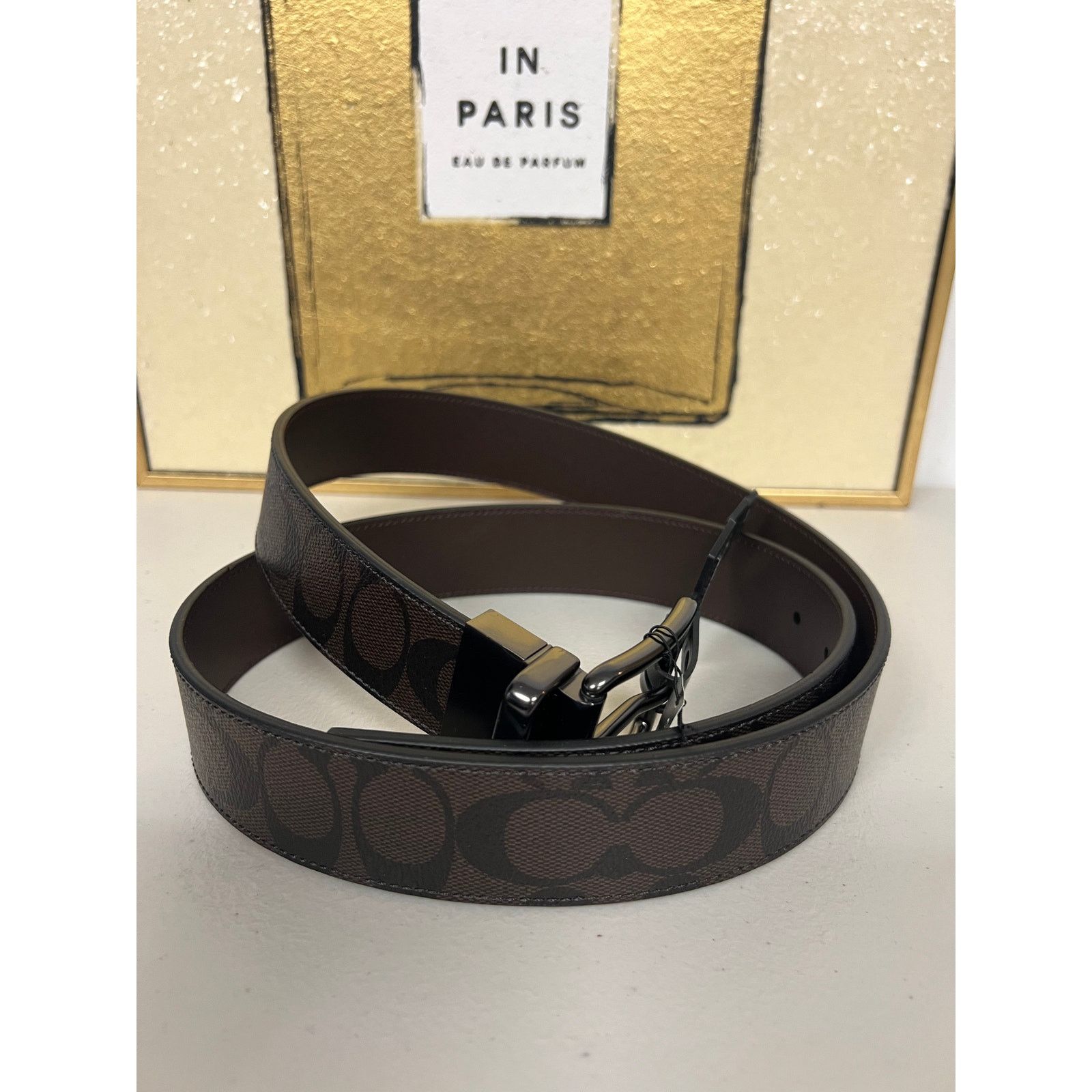 Coach Coach F64839 Harness Buckle Cut-To-Size Reversible Belt, Size ONE SIZE - 5 Thumbnail