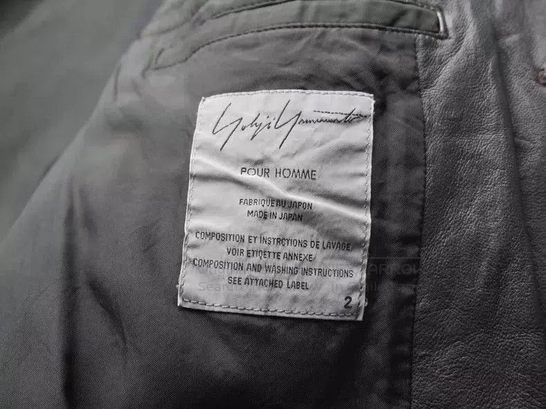 Yohji Yamamoto Yohji Yamamoto Black Leather Jacket 2006AW Size US S / EU 44-46 / 1 - 8 Thumbnail