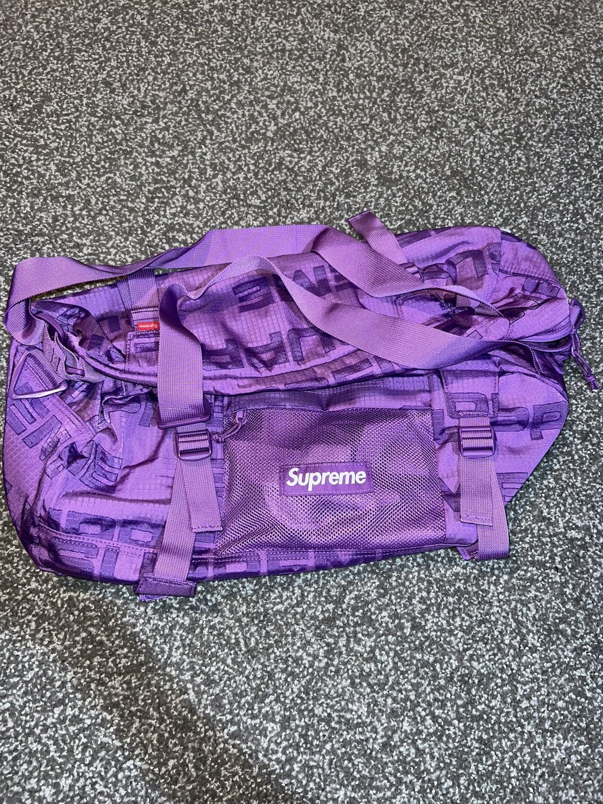Supreme Supreme duffle bag purple fw21 Grailed