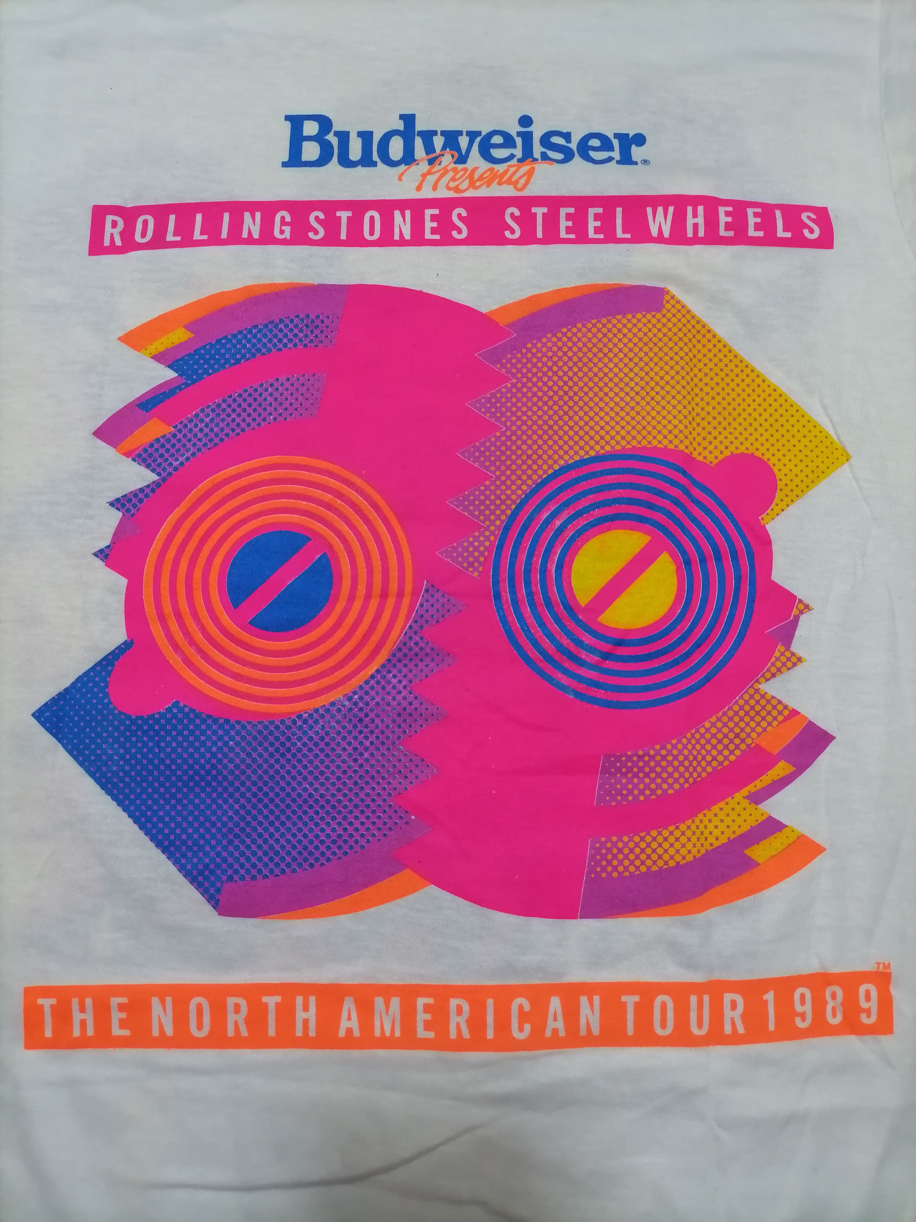 Brockum Vintage Tee ROLLING STONES North American tour 89 Size US L / EU 52-54 / 3 - 4 Thumbnail