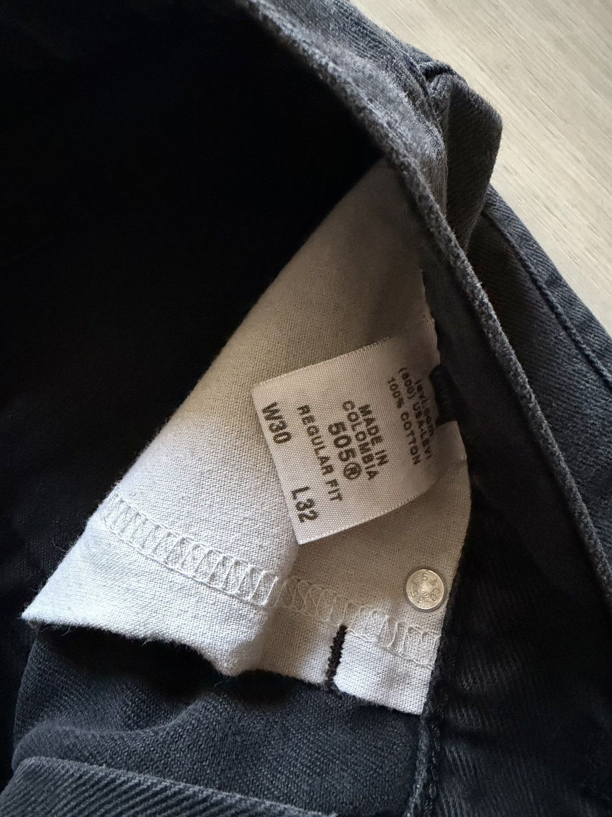 Levi's Vintage Y2K 09 Levis 505 Jeans 30x32 Made In Columbia Size US 30 / EU 46 - 7 Thumbnail