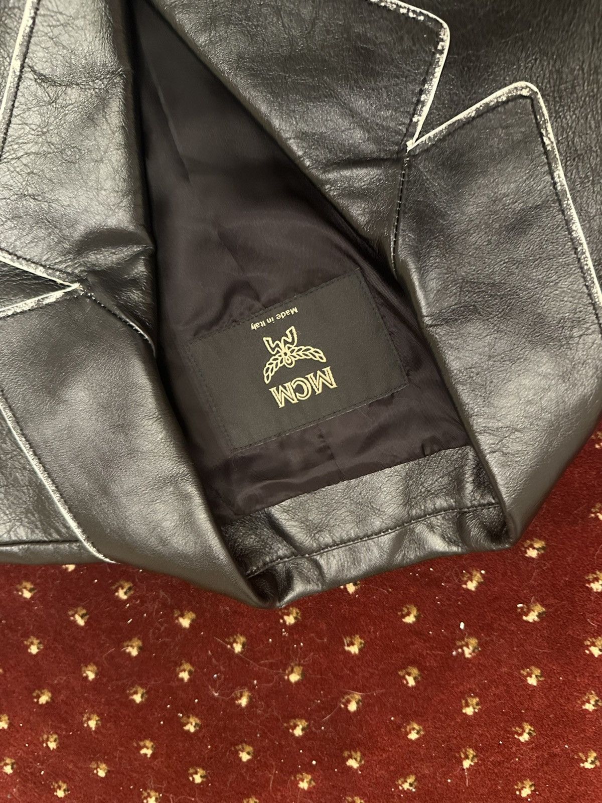 MCM MCM LAMB LEATHER COAT Blazer Size US L / EU 52-54 / 3 - 5 Thumbnail