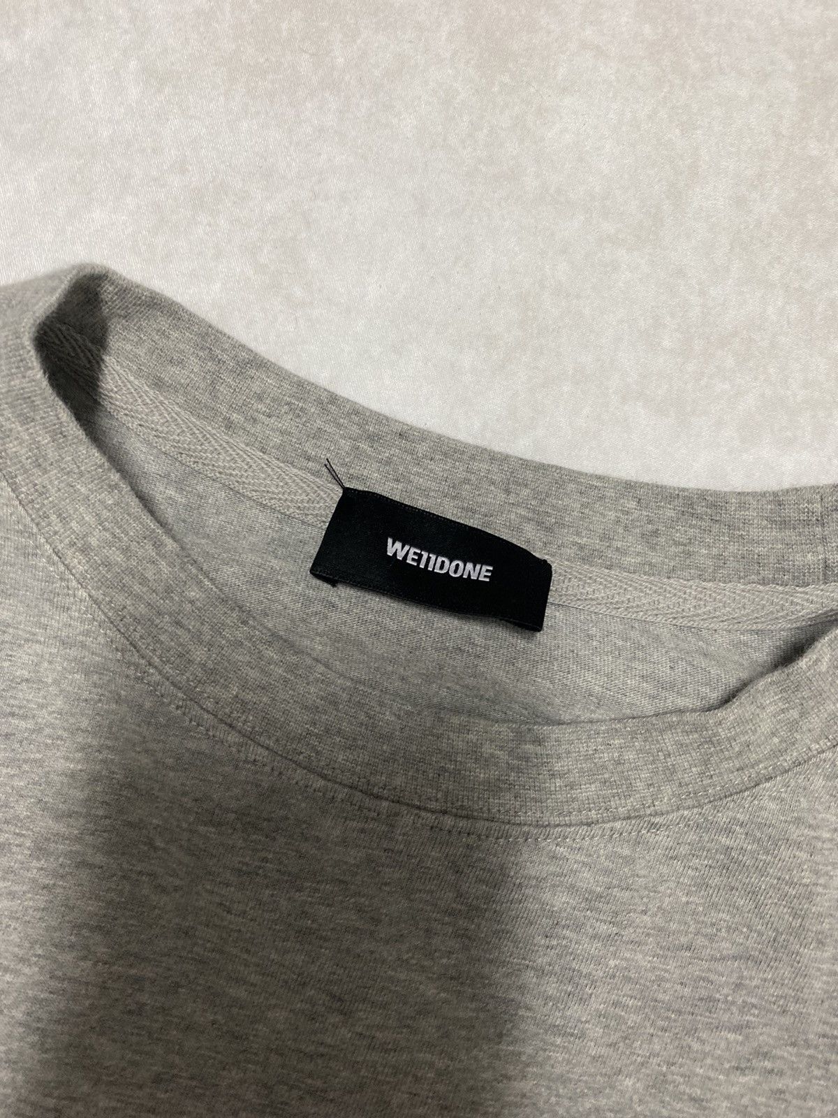 Vintage × WE11DONE Crazy Streetwear Y2K We11Done Spellout Sweatshirt S Size US S / EU 44-46 / 1 - 3 Thumbnail