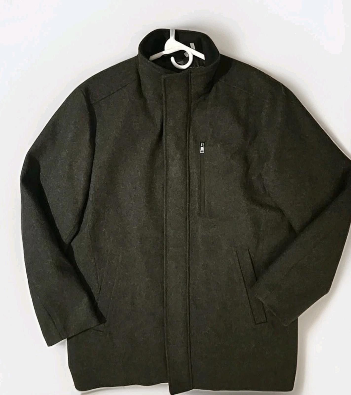 Calvin Klein Calvin Klein Mens Zip Up Wool Coat Jacket Size L Large NEW Size US L / EU 52-54 / 3 - 1 Thumbnail