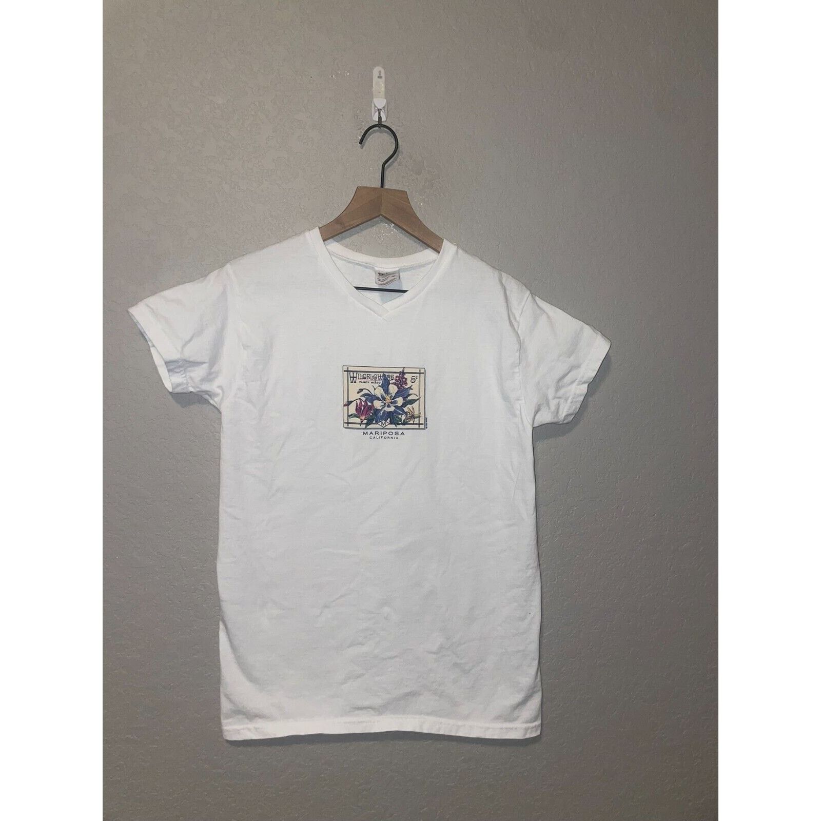 Vintage Womens Mariposa California Shirt Wildflowers Tee Top 90s M Size M / US 6-8 / IT 42-44 - 1 Thumbnail