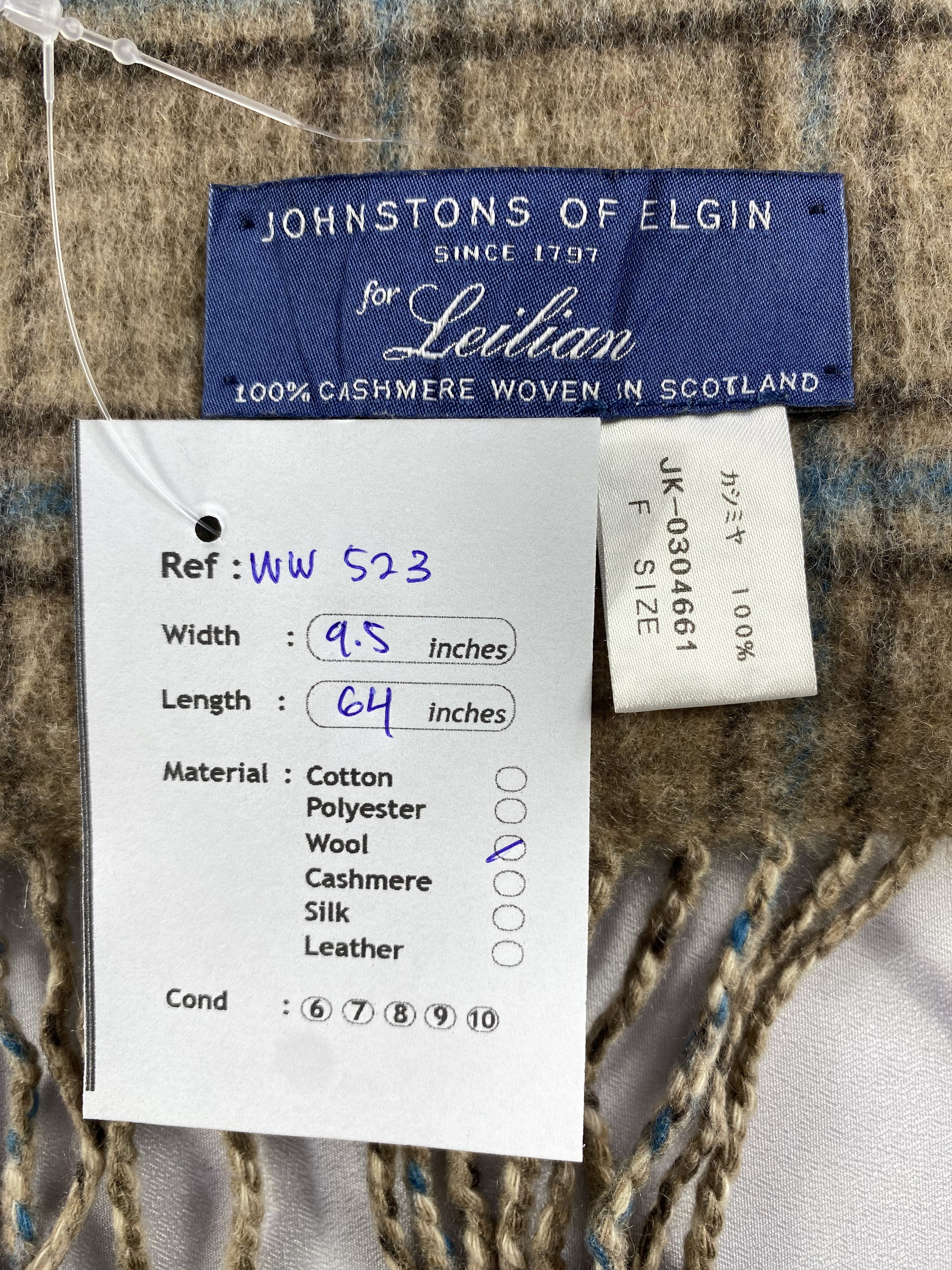 Johnstons Of Elgin × Vintage Johnstons Of Elgin Scarf / Muffler / Neckwear Size ONE SIZE - 5 Thumbnail