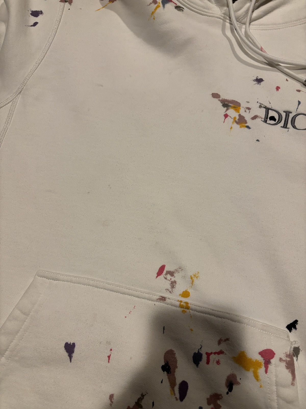 Dior Dior splatter hoodie Size US L / EU 52-54 / 3 - 6 Thumbnail