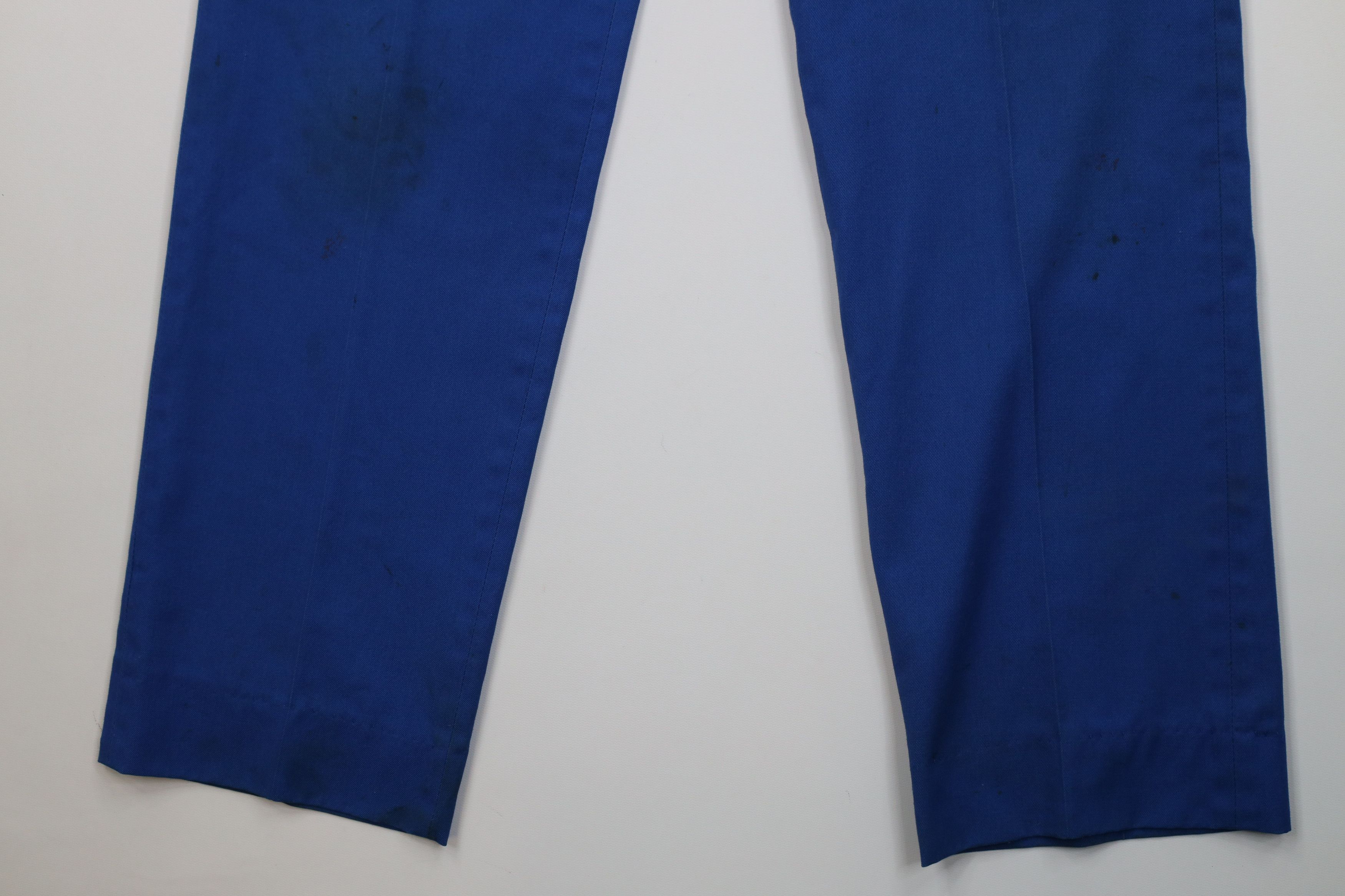 Vintage Vintage 70s 80s Streetwear Workwear Trousers Pants Blue USA Size US 30 / EU 46 - 4 Thumbnail