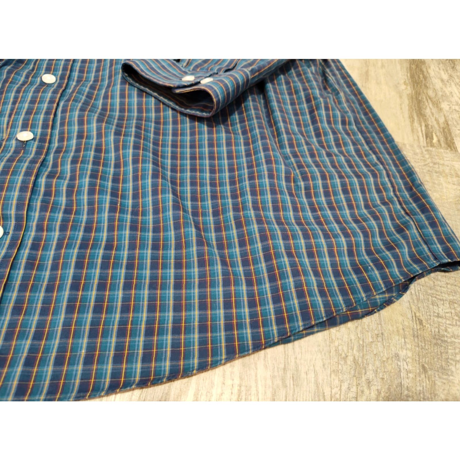 CO DULUTH TRADING CO Mens XLT Button Down Plaid Blue Shirt Wrinkle Fighter Casual Outdoor Size US XL / EU 56 / 4 - 3 Thumbnail