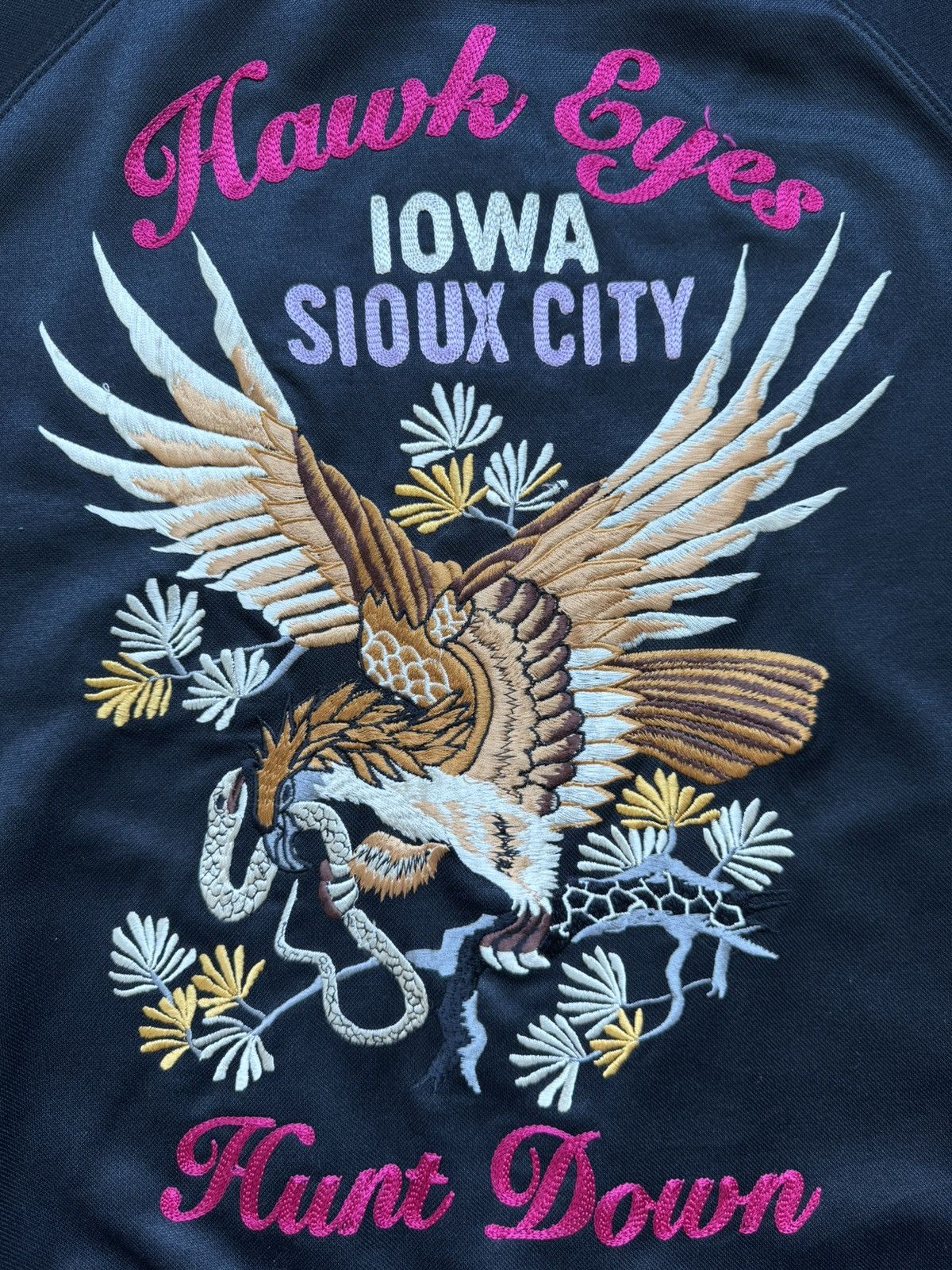 Toyo Enterprises VERY RARE VINTAGE JACKET SOUVENIR SUKAJAN CLOVER LEAF EAGLES Size US S / EU 44-46 / 1 - 4 Thumbnail