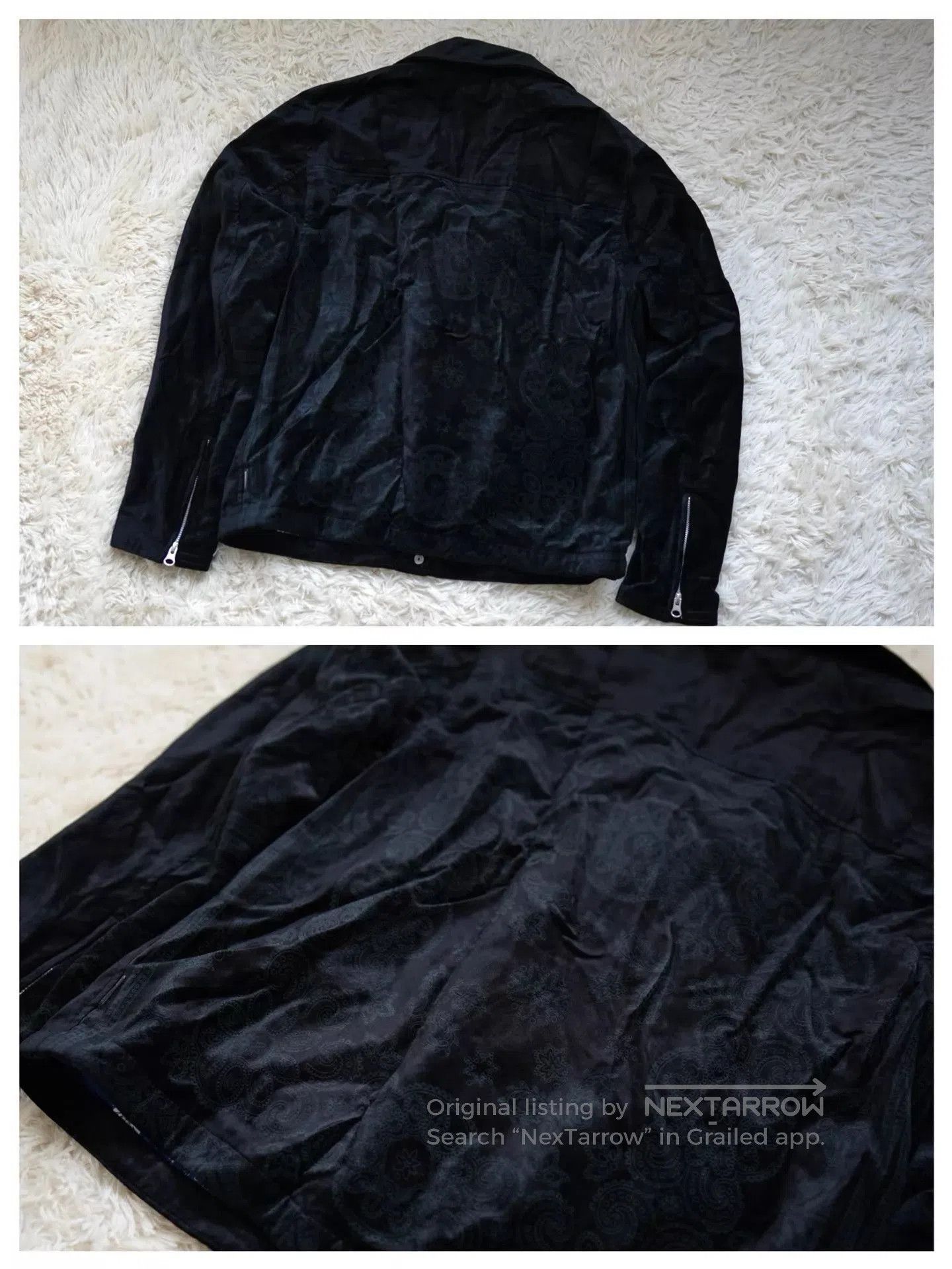 Neighborhood Black Moto Jacket with Silver Zippers Size M. Size US M / EU 48-50 / 2 - 5 Thumbnail