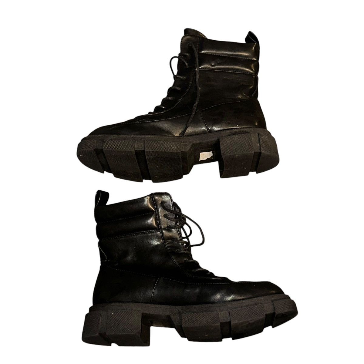 Other Wild Diva Lounge lace up combat boots Size US 8 / IT 38 - 4 Thumbnail