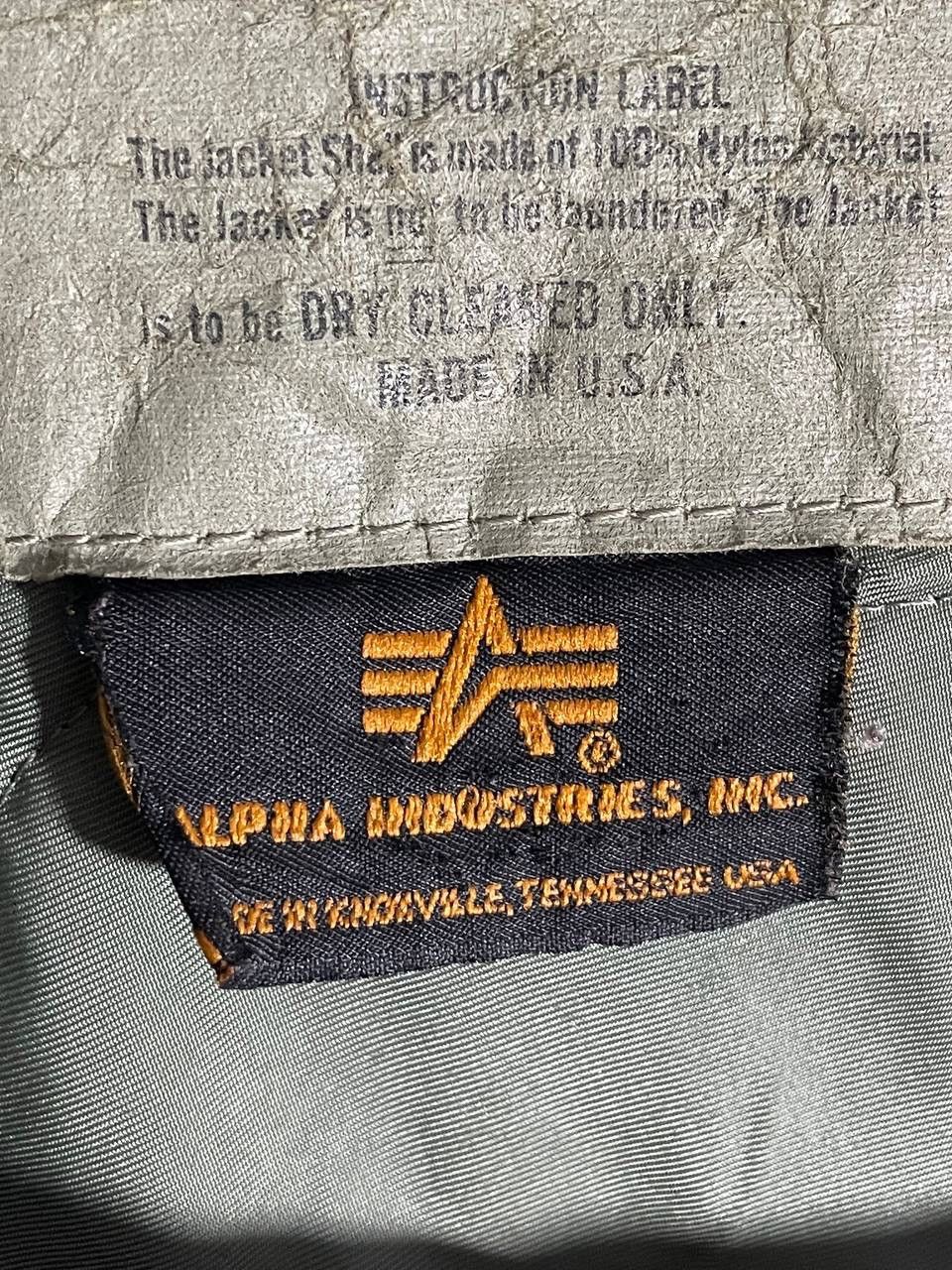Alpha Industries Vintage ma-1 ma1 flight jacket alpha industry army Size US M / EU 48-50 / 2 - 9 Thumbnail