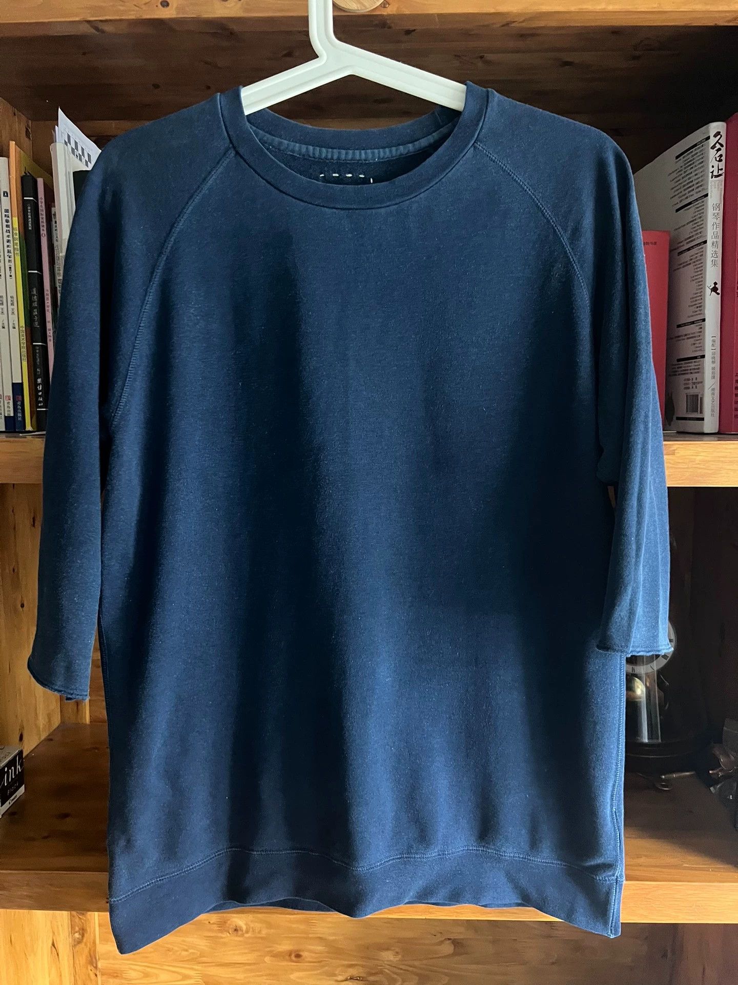 Visvim visvim 2013 4-bar indigo distressed 3/4 sleeve sweaters 2 Size US M / EU 48-50 / 2 - 1 Thumbnail
